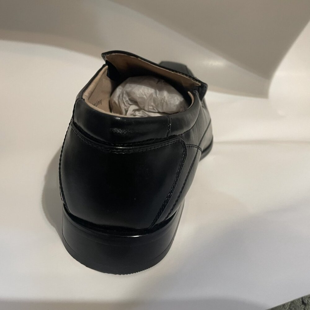 Majestic Collection Black Slip On Bicycle Toe Dress Shoes Size 13 M New - Picture 7 of 7